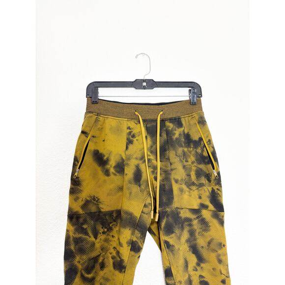 Lululemon Men’s Textured Tech Pants Size Small Diamond Dye Gold Spice Black - Picture 4 of 13